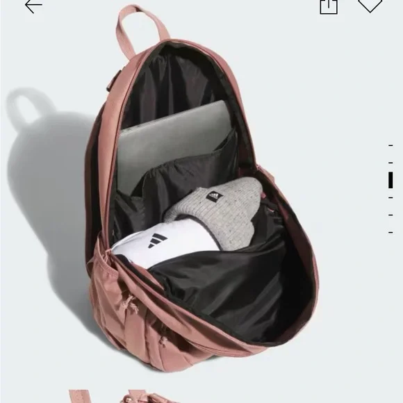 Adidas Prime 7 backpack in warm clay - Picture 3 of 10